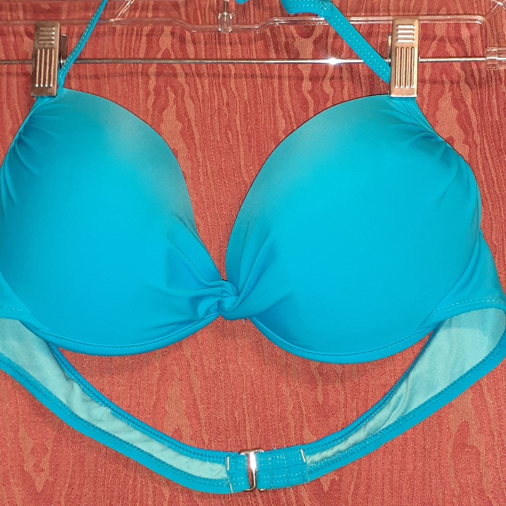 TAHITI TURQUOISE 2 PIECE BIKINI/SWIMSUIT WOMEN'S SIZE L. NWOT